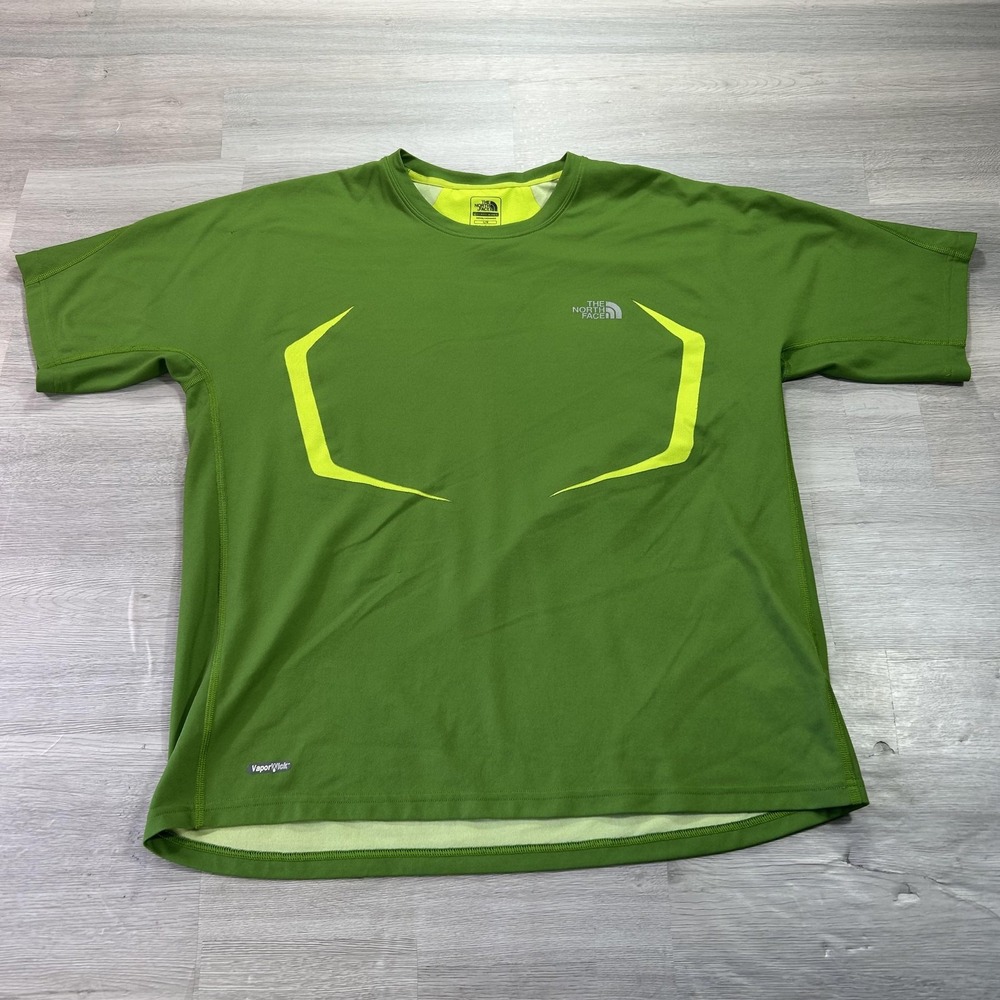 The North Face VaporWick Flight Series Shirt Mens Large Green Running Top